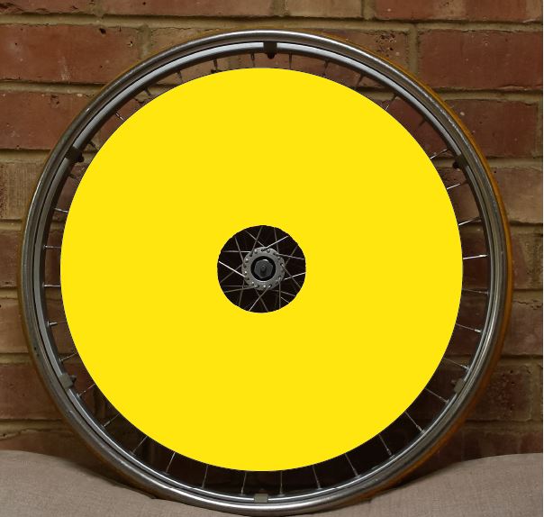 Yellow SpokeGuards Yellow Wheelchair Wheel Covers